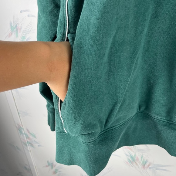 American Eagle Outfitters Mens Long Sleeve Hoodie Jacket Green Logo Large - Picture 4 of 11